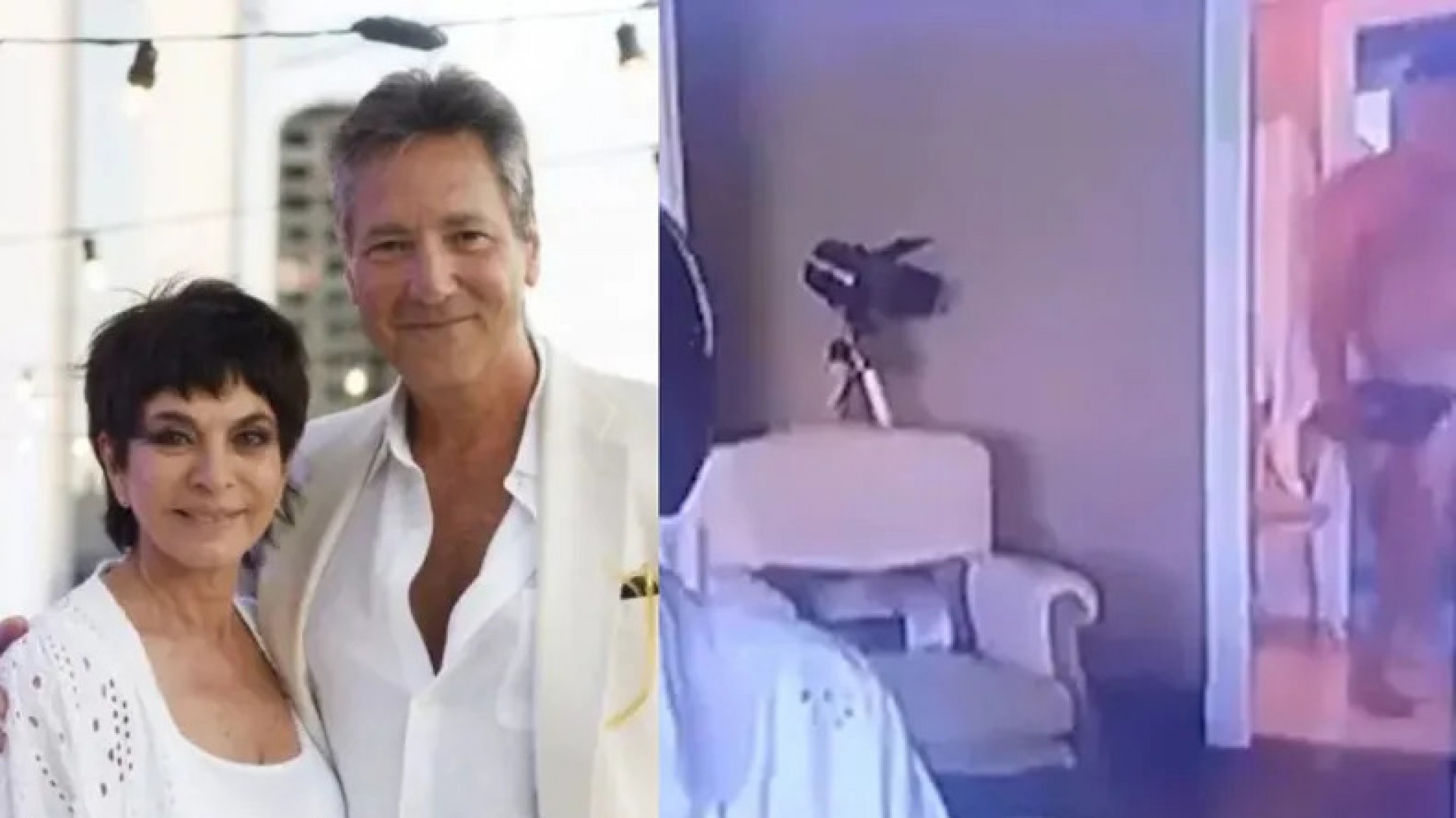 Mónica Gutiérrez se refirió al blooper de su marido desnudo durante un móvil: "no me di cuenta"