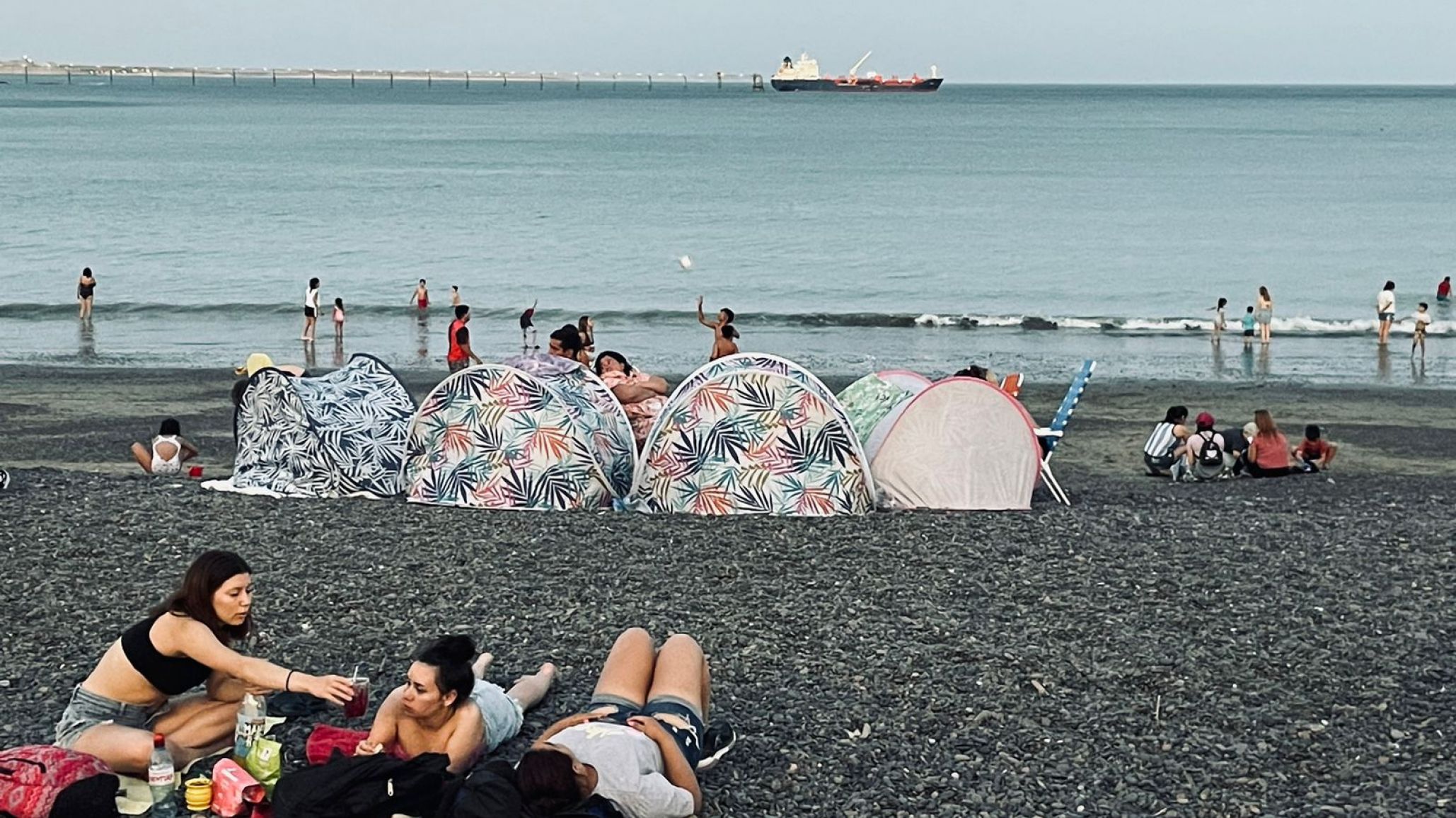 Comodoro entre las ciudades más calurosas: Asi se disfrutó la jornada
