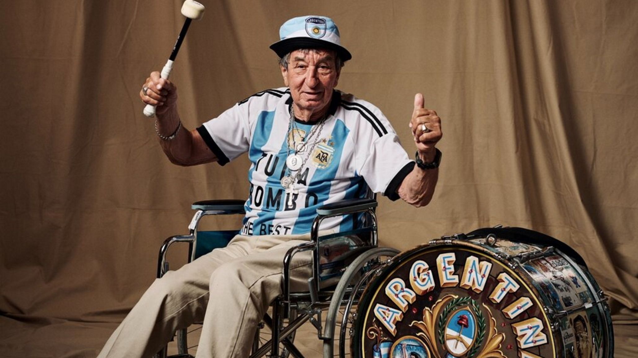 Murió "El Tula", reconocido como el hincha más famoso de la Selección Argentina