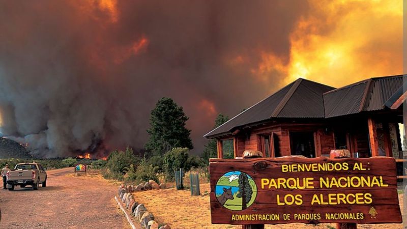 Pan American Energy donó $100 millones para remediar las consecuencias del incendio en Los Alerces