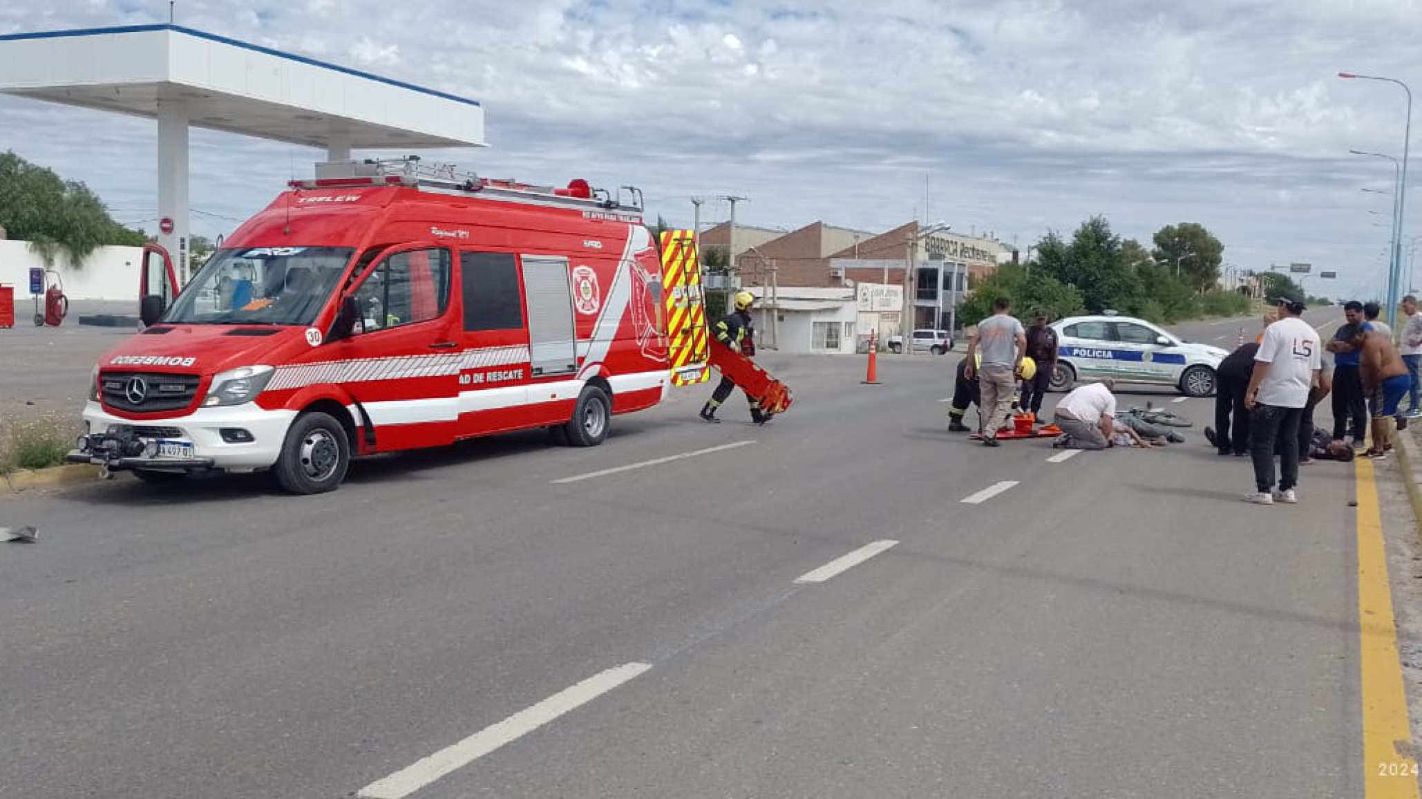 Murió un ciclista en un trágico accidente: sufrió un paro cardiorrespiratorio