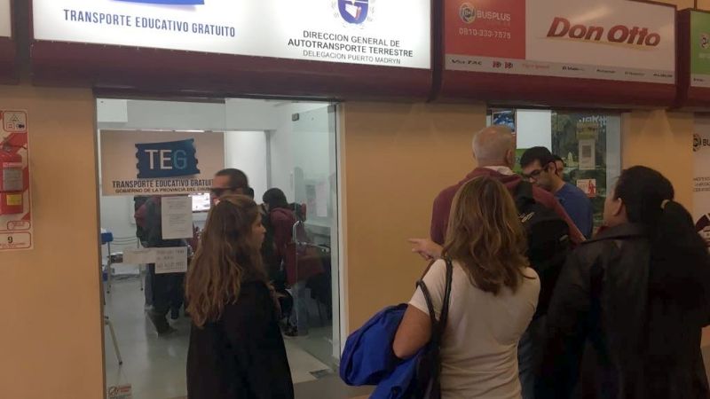 TEG: hoy y el viernes se podrá cargar en Zona Norte y Zona Sur