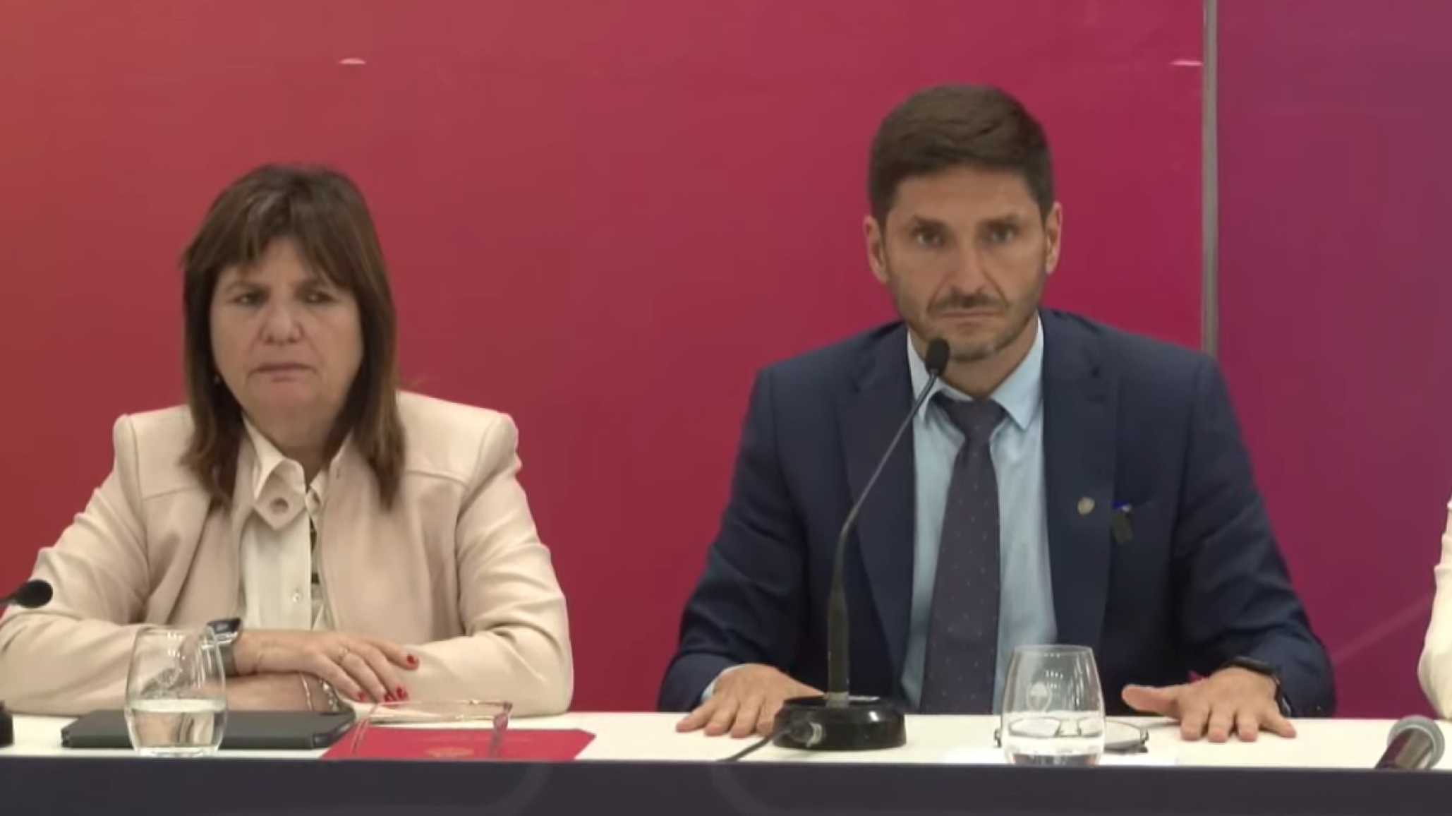 Bullrich y Pullaro "no vamos a retroceder, van a pasar toda su vida pudriéndose en la cárcel"
