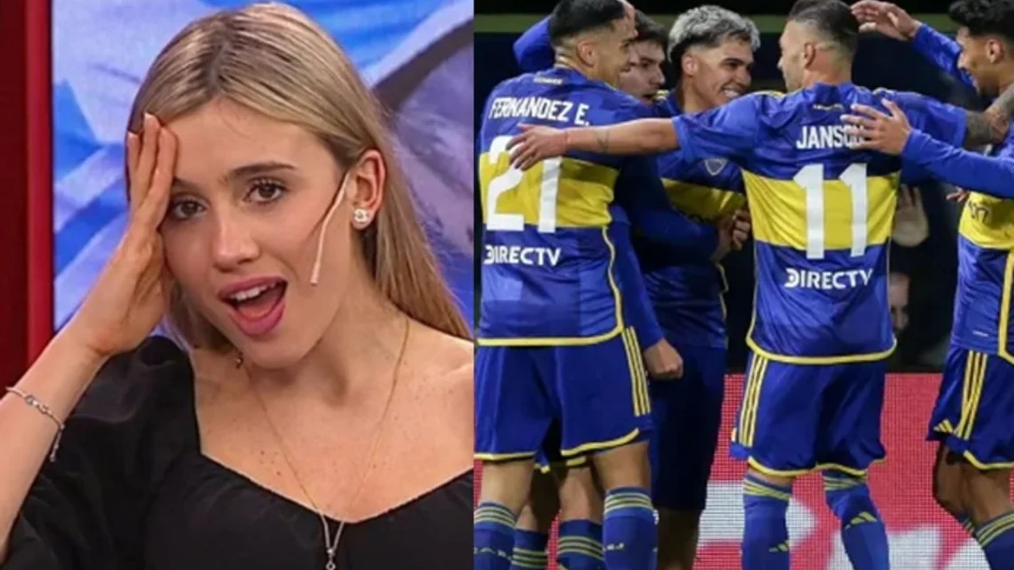 El festejo de Lucas Blondel tras el gol que escondía un mensaje para Morena Beltrán