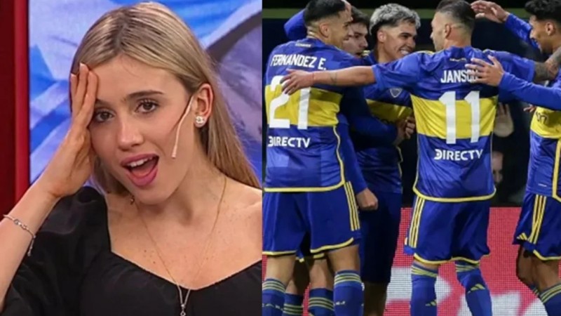 El festejo de Lucas Blondel tras el gol que escondía un mensaje para Morena Beltrán