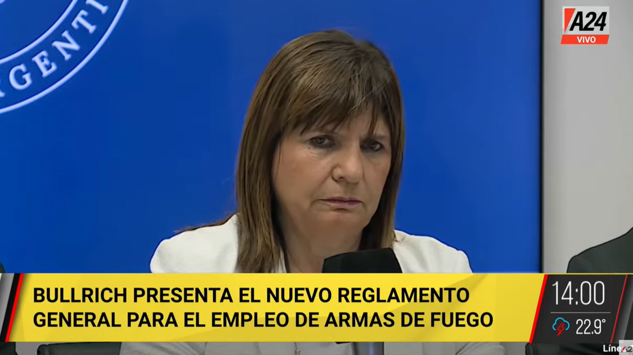 Bullrich advirtió que las Fuerzas Federales podrán usar las armas "si hay peligro inminente"