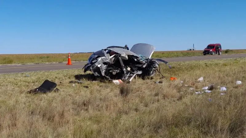 Tragedia en Río Negro: Choque frontal dejó tres muertos, entre ellos un niño de 11 años