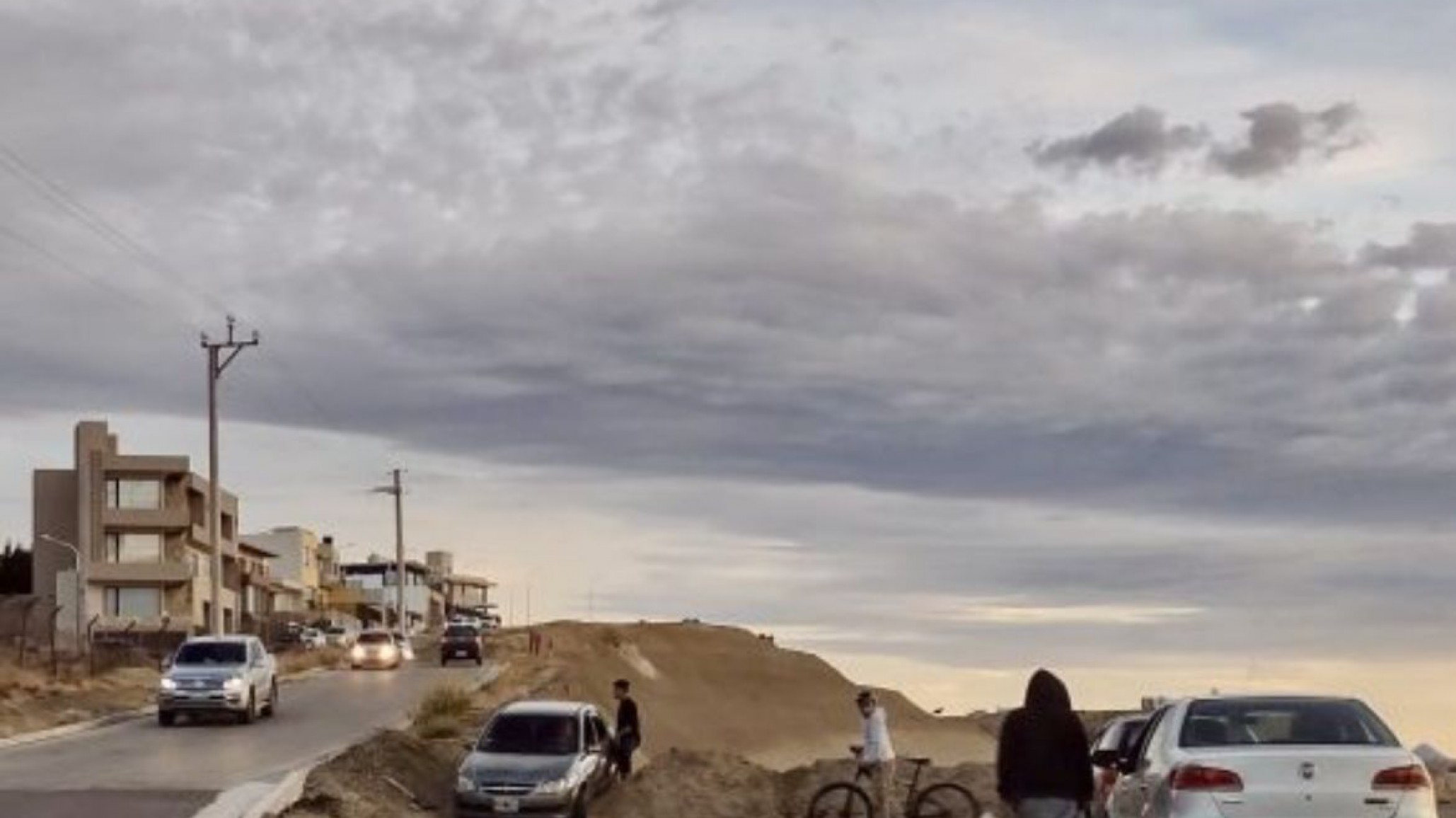 Intentó pasar por el Camino ARA San Juan y quedó atrapado