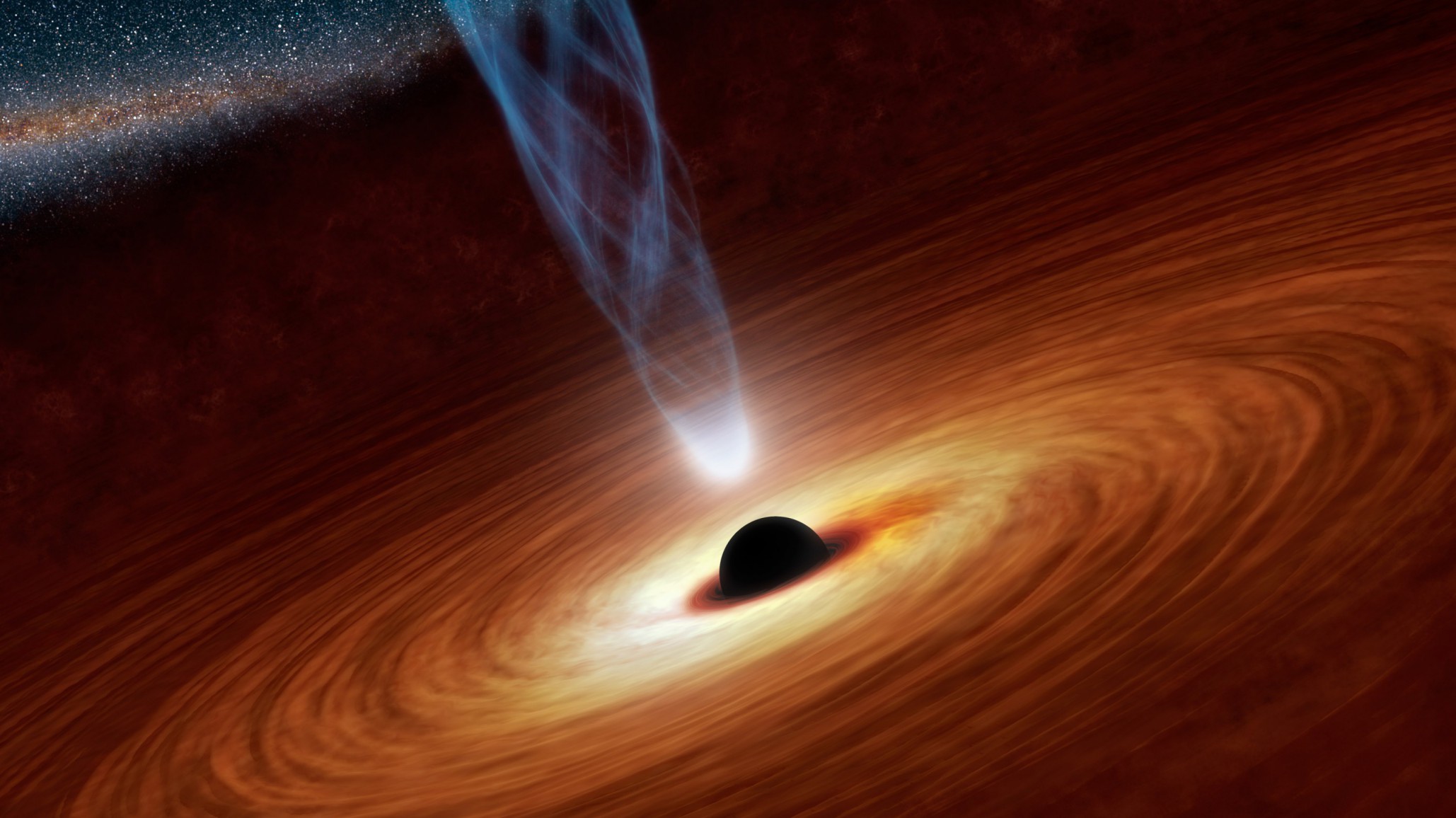 Los astrónomos descubrieron un agujero negro masivo en la Vía Láctea