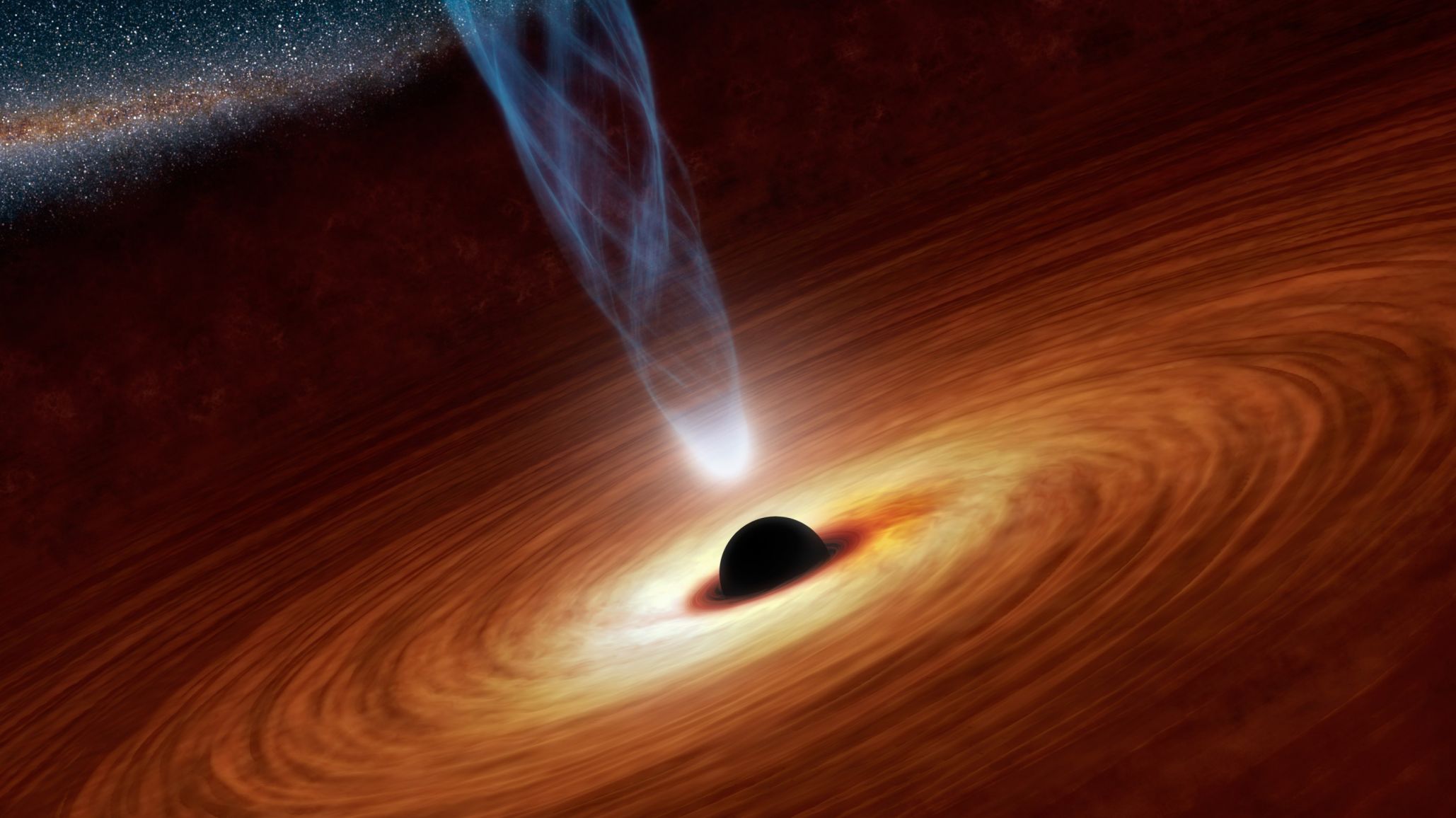 Los astrónomos descubrieron un agujero negro masivo en la Vía Láctea