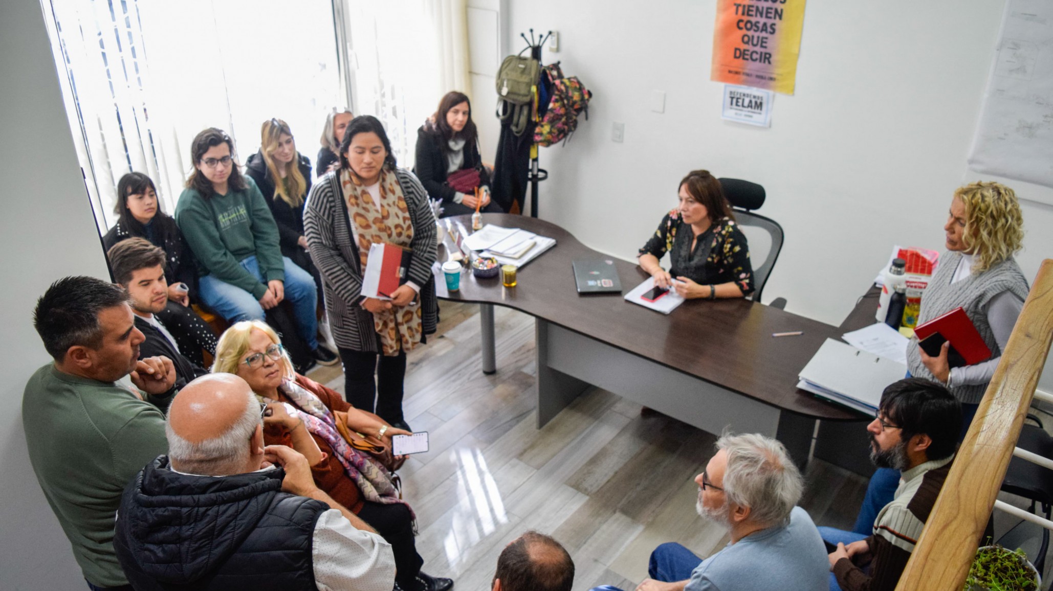 Concejales del bloque Arriba Chubut recibieron a referentes universitarios de cara a la marcha de este martes en defensa de la universidad pública