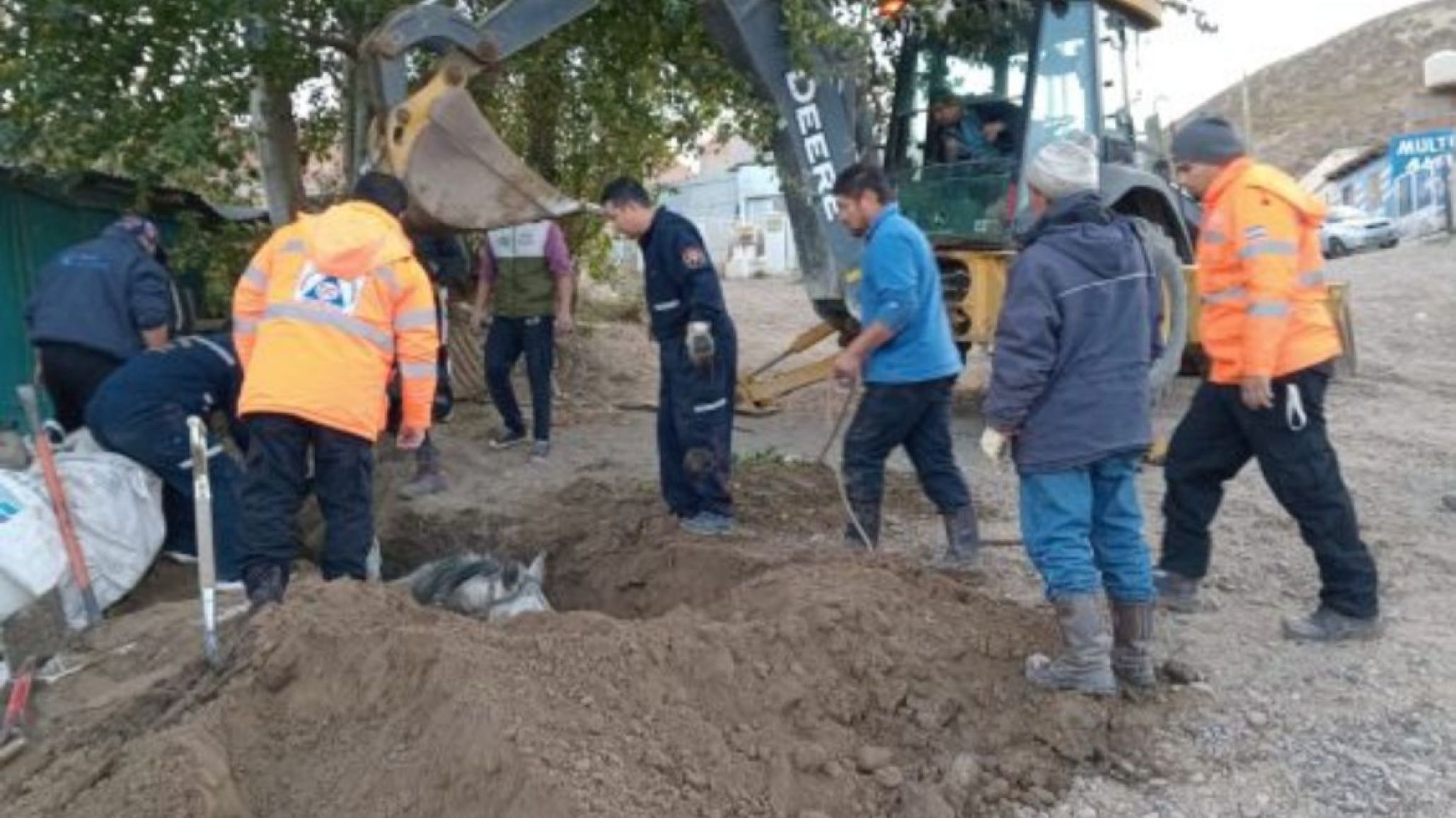 Rescataron a un caballo atrapado en un pozo ciego