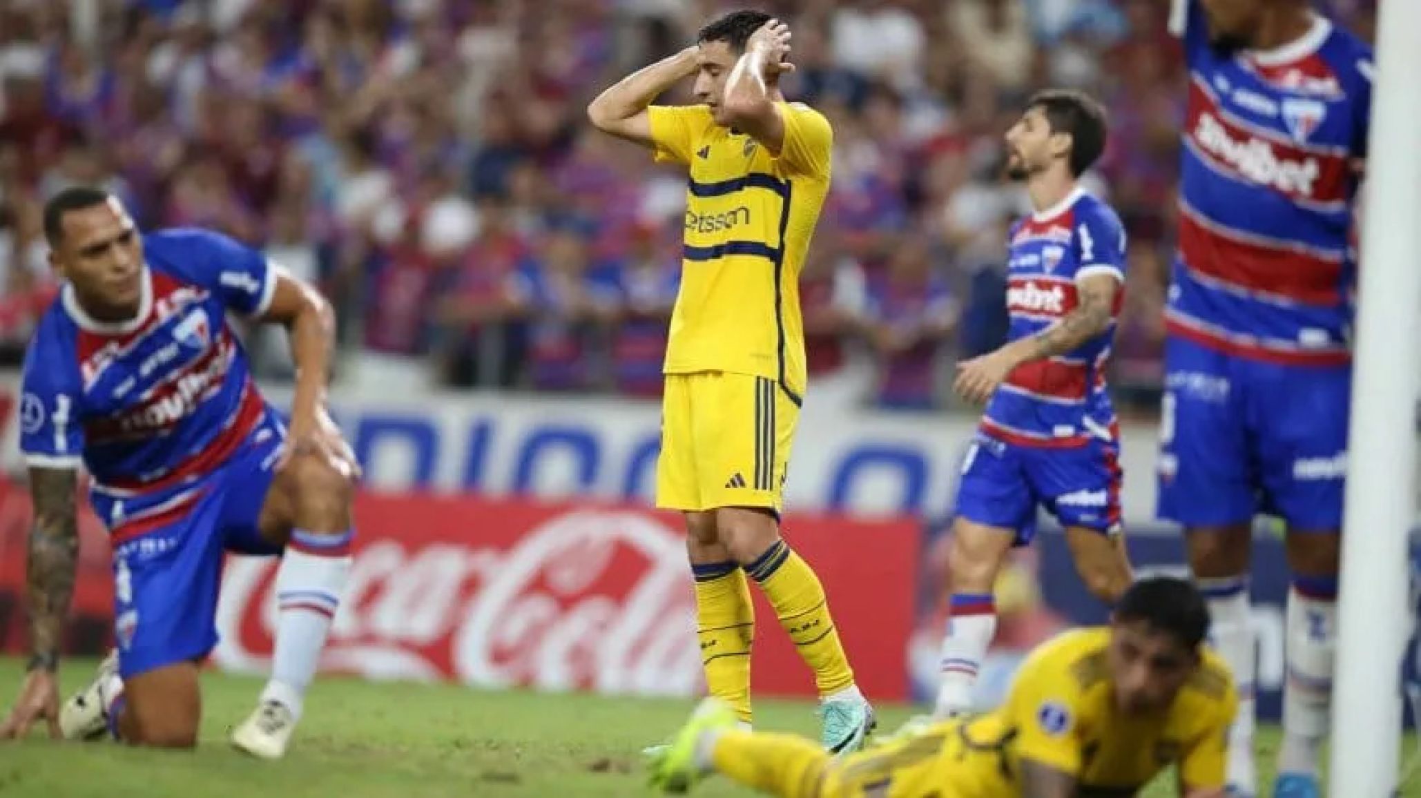 Copa Sudamericana: Boca Juniors perdió 4-2 contra Fortaleza