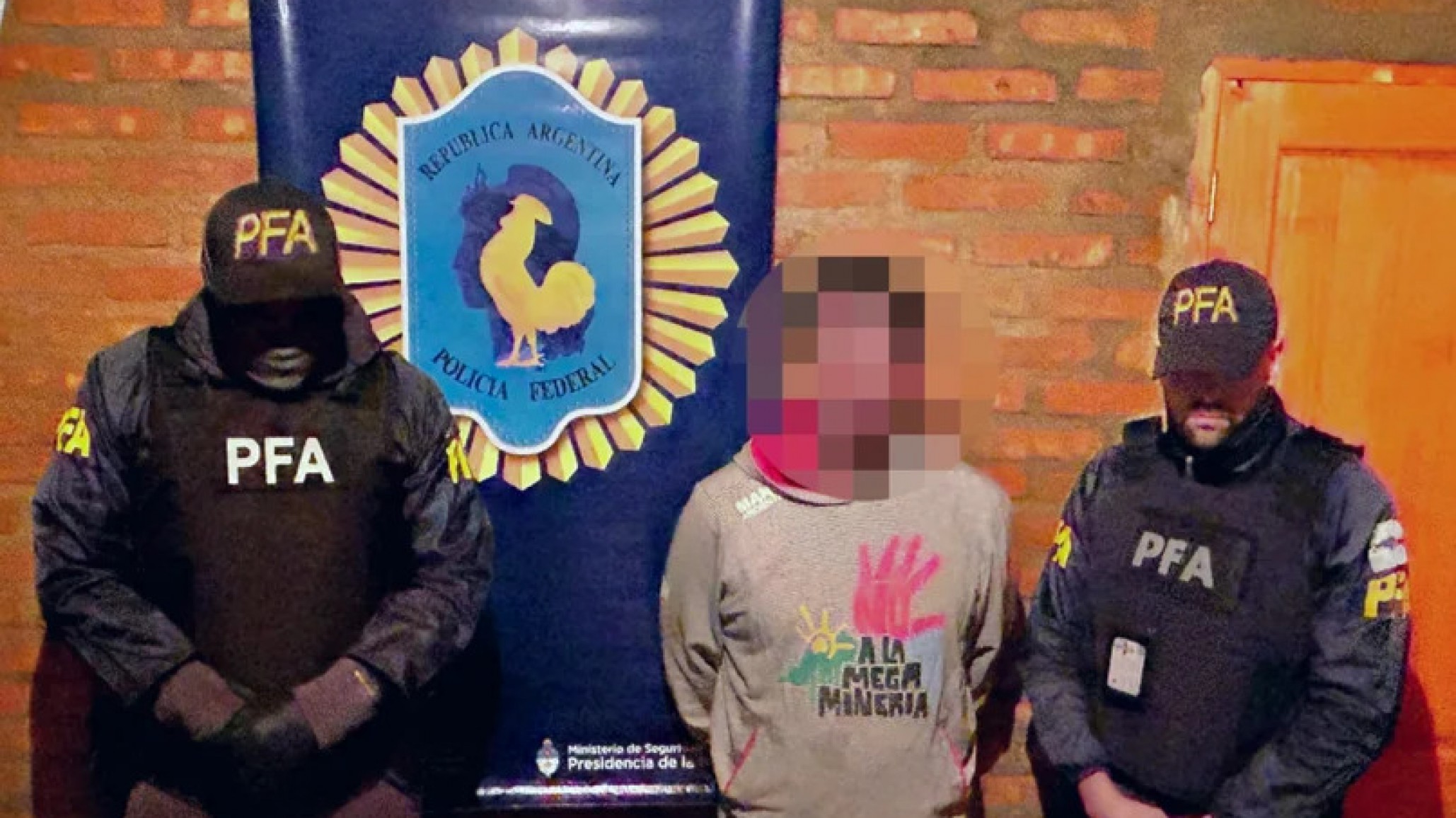 Lo detuvieron por amenazar a Javier Milei y tenía medio kilo de marihuana