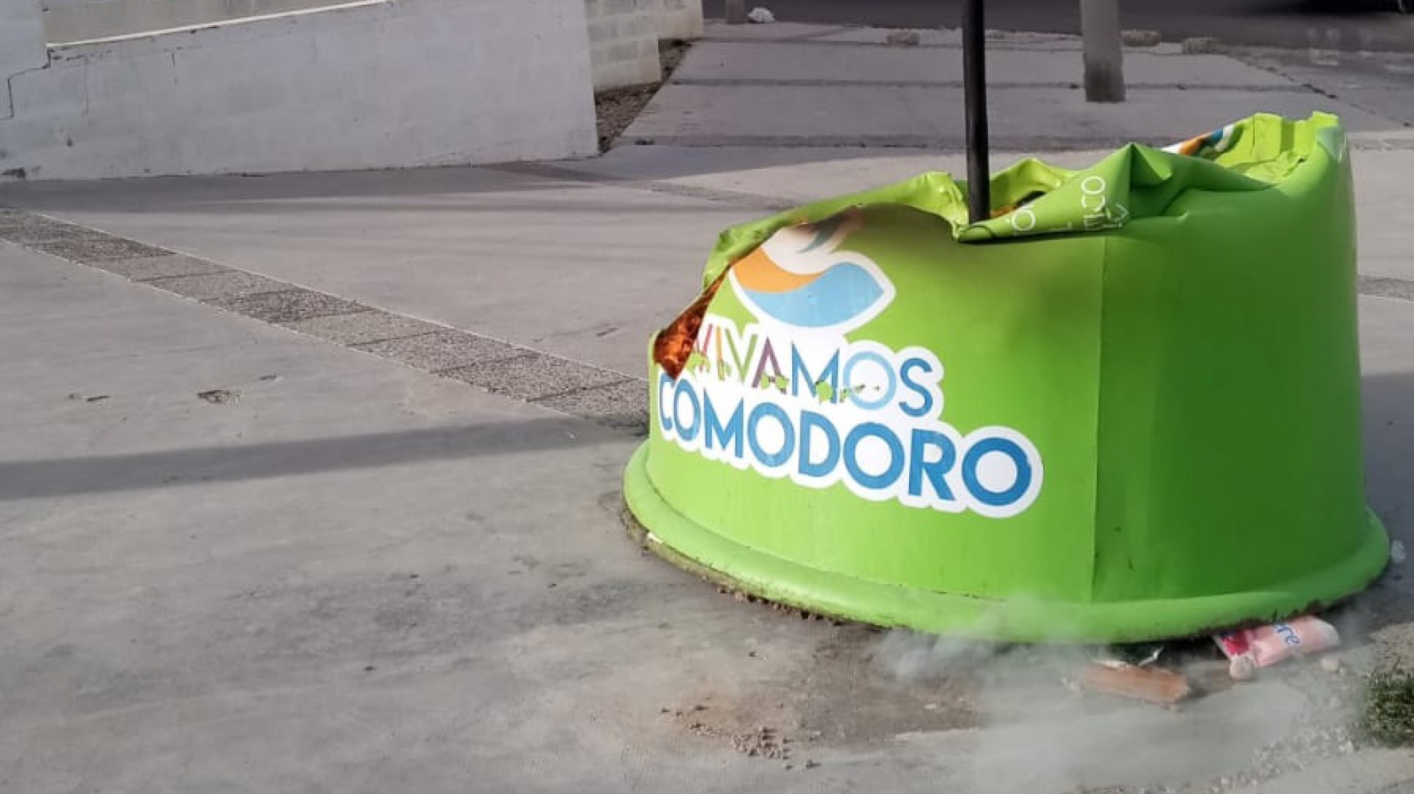 Indignante: Destruyeron otro iglú en Comodoro