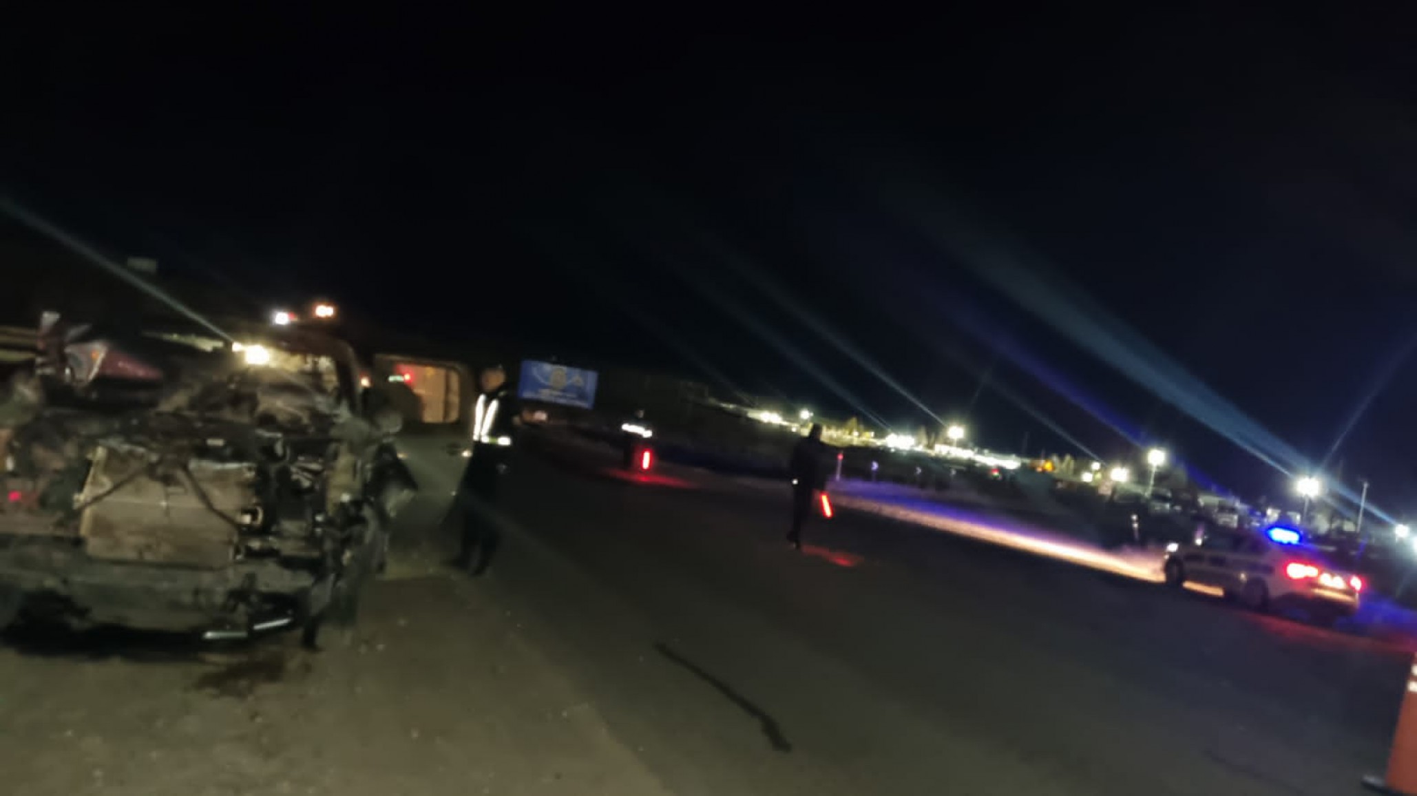 Ruta 26: Iba de Sarmiento a Rada Tilly y se le cruzaron dos caballos