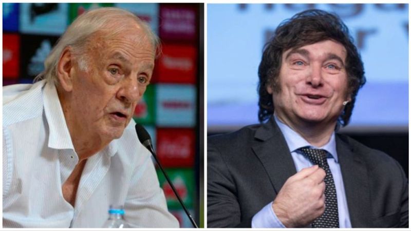 El mensaje de Milei tras la muerte de César Luis Menotti: "Adiós Flaco..."