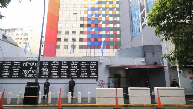 Amenaza de bomba en la sede de la AMIA