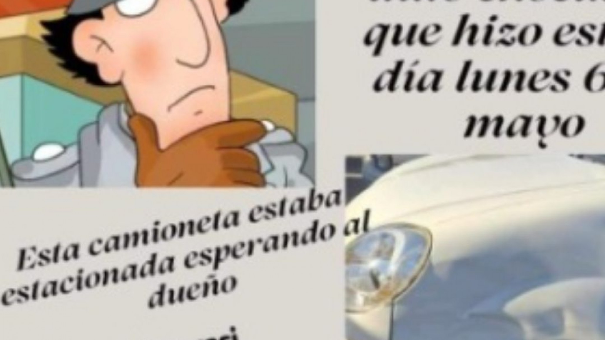 Buscan al auto chocador: "Hay un jubilado que trabajó toda su vida para tener la camioneta y no puede arreglarla"