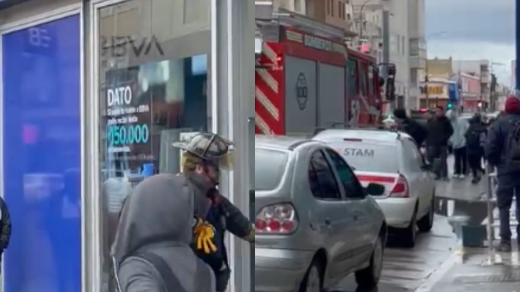 Hubo un principio de incendio en el Banco Francés: "Fue una falla eléctrica"