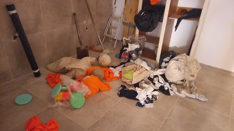 ¡Se llevaron hasta los calefactores! Robo en el club Nueva Generación