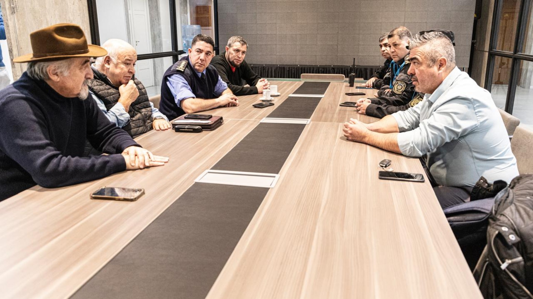 Macharashvili se reunió con el ministro Iturrioz y con el jefe de la Policía del Chubut