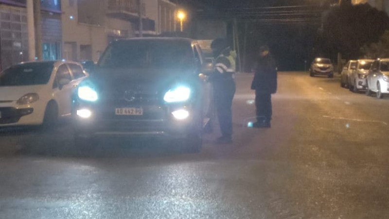 En un control policial detectaron cuatro alcoholemias positivas