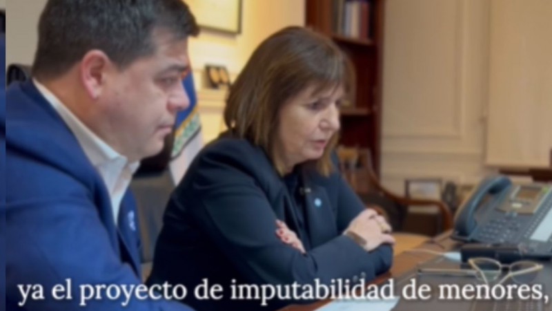Patricia Bullrich y César Treffinger brindaron apoyo a la familia de Gonzalo Guenchur