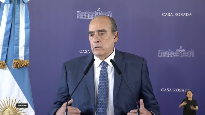 Guillermo Francos: "Espero estar a la altura de lo que me demandan las circunstancias"