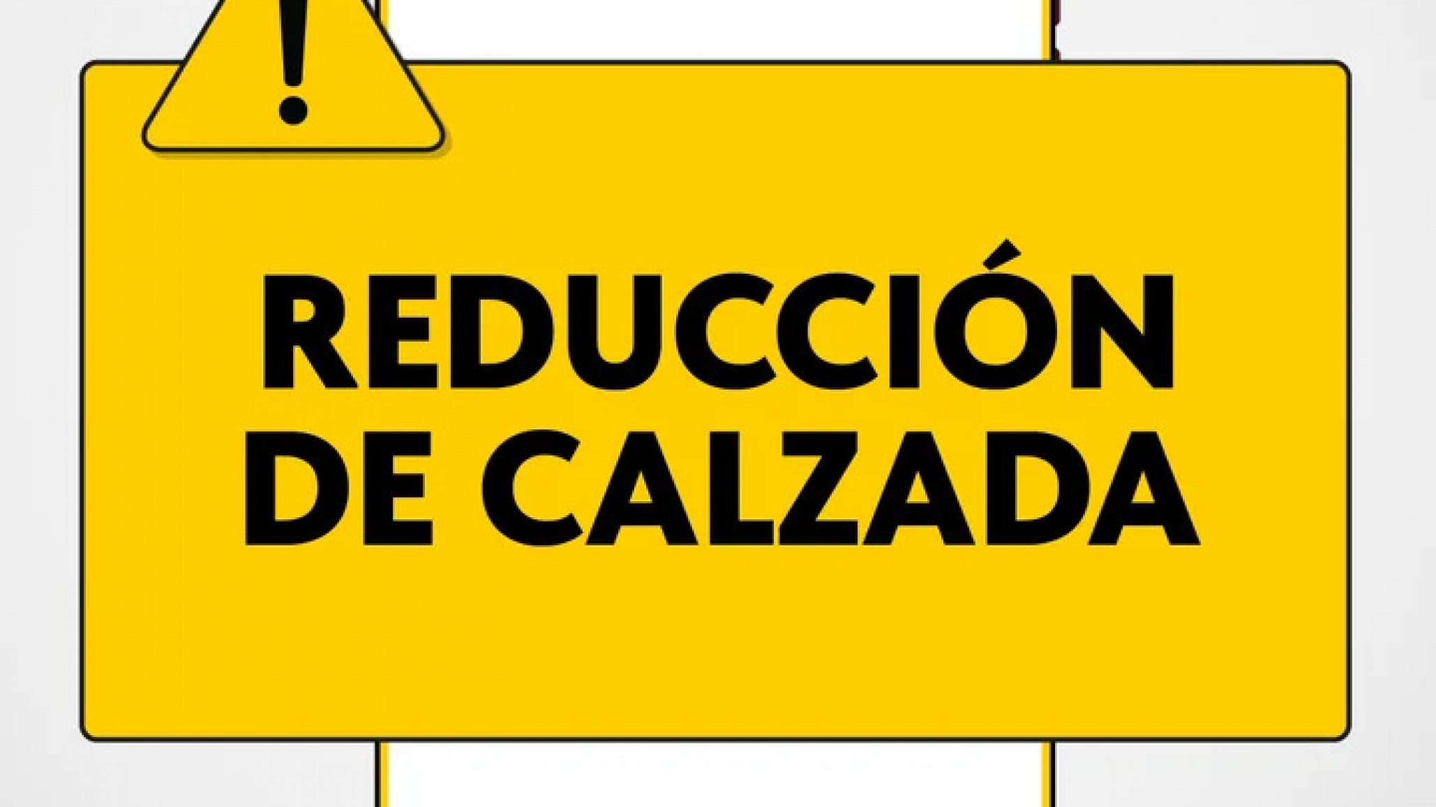 Reducción de la calzada en de una calle de KM 3 este miércoles