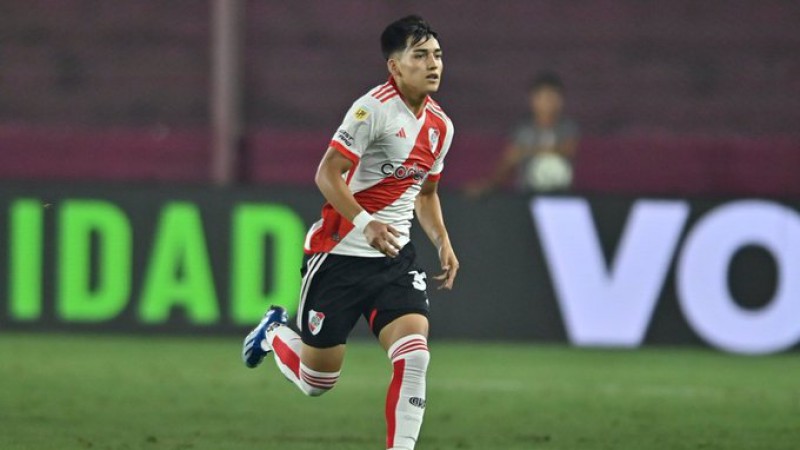 El comodorense Ian Subiabre debutó en la Copa Libertadores con River