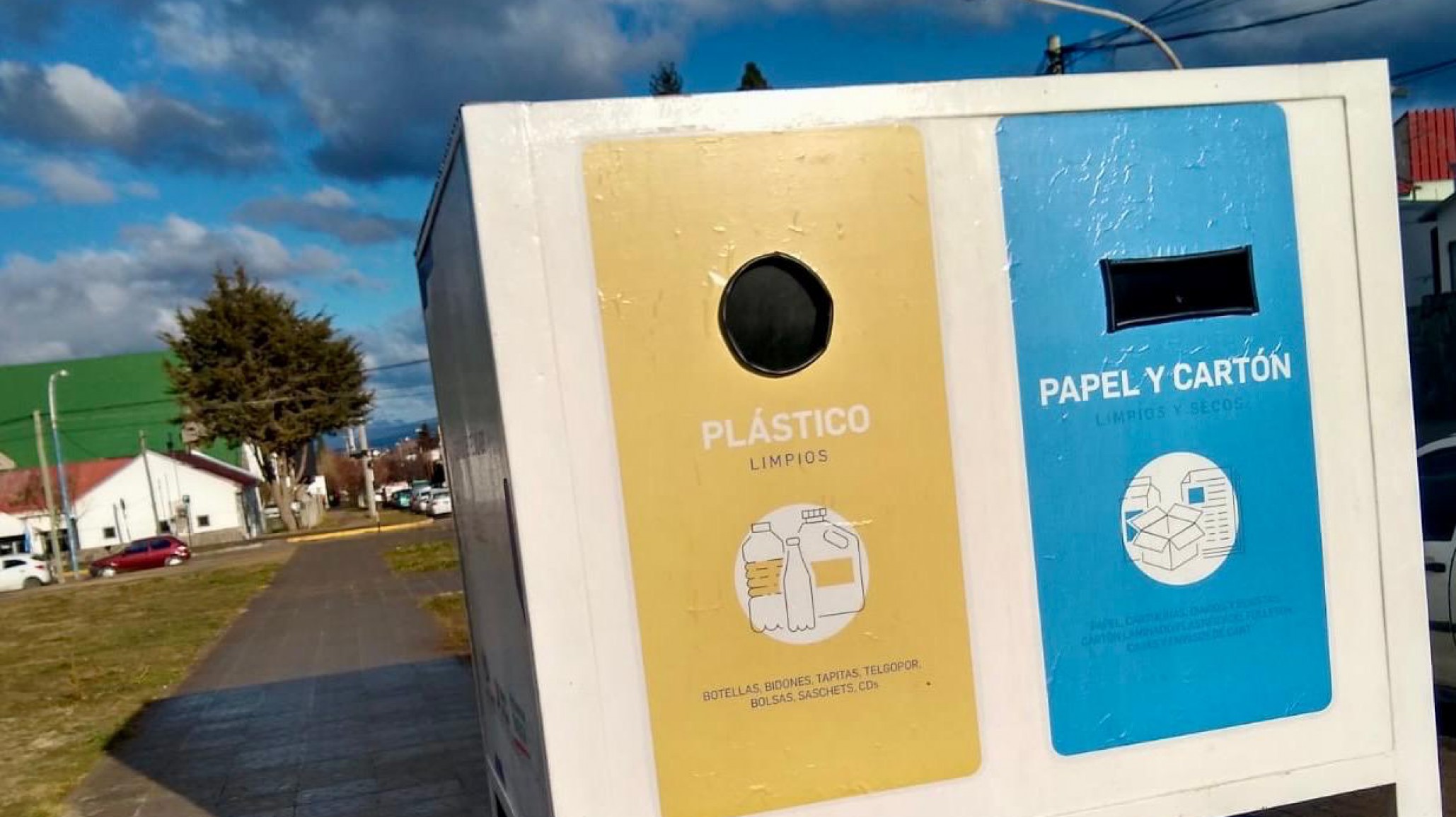 PAE entregó una estación de reciclado en Esquel
