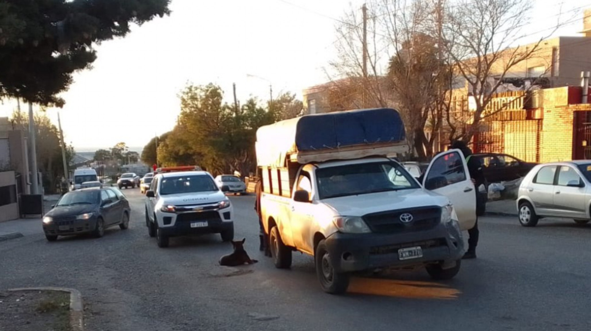 Conductor alcoholizado venía de festejar el día del padre y se quedó dormido en plena calle