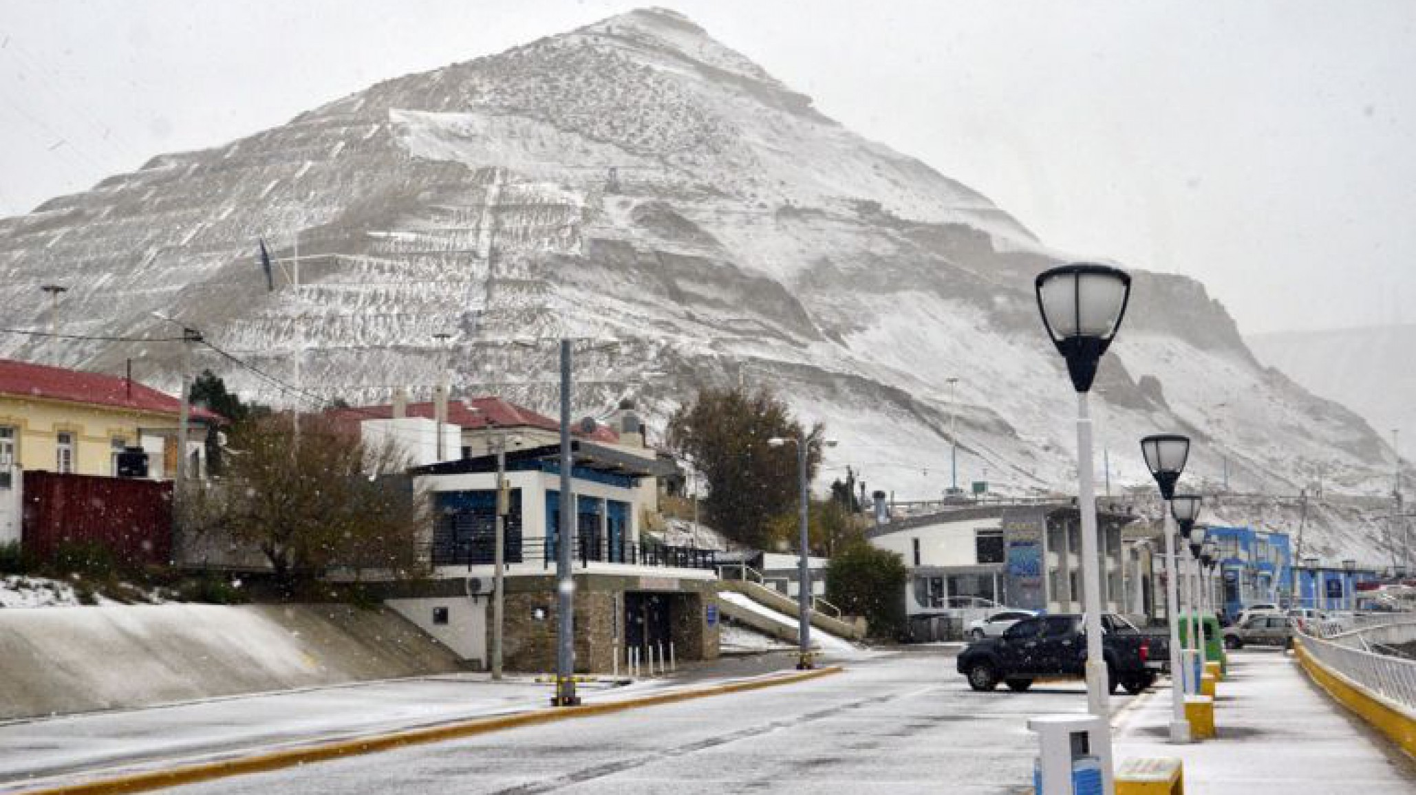 Alerta amarilla por nevadas en Comodoro y Rada Tilly