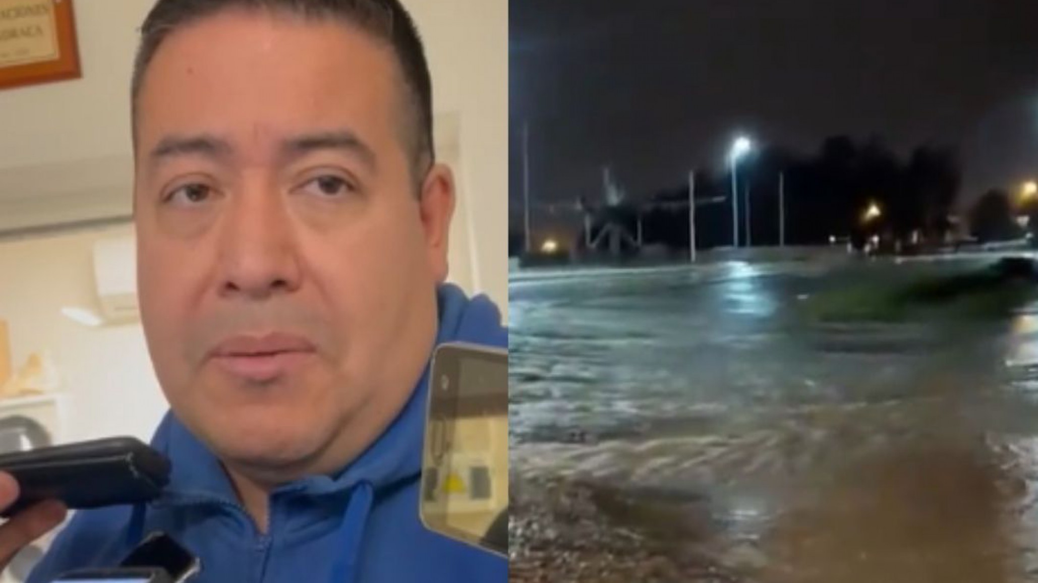 Defensa Civil y Desarrollo Humano asistieron con cortes de nylon: "Hay familias autoevacuadas en casas de familiares"