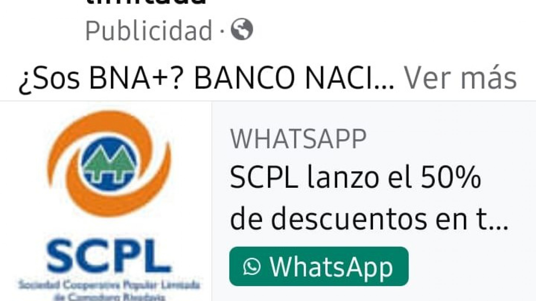 SCPL advierte sobre un anuncio falso y enlace sospechoso en redes sociales
