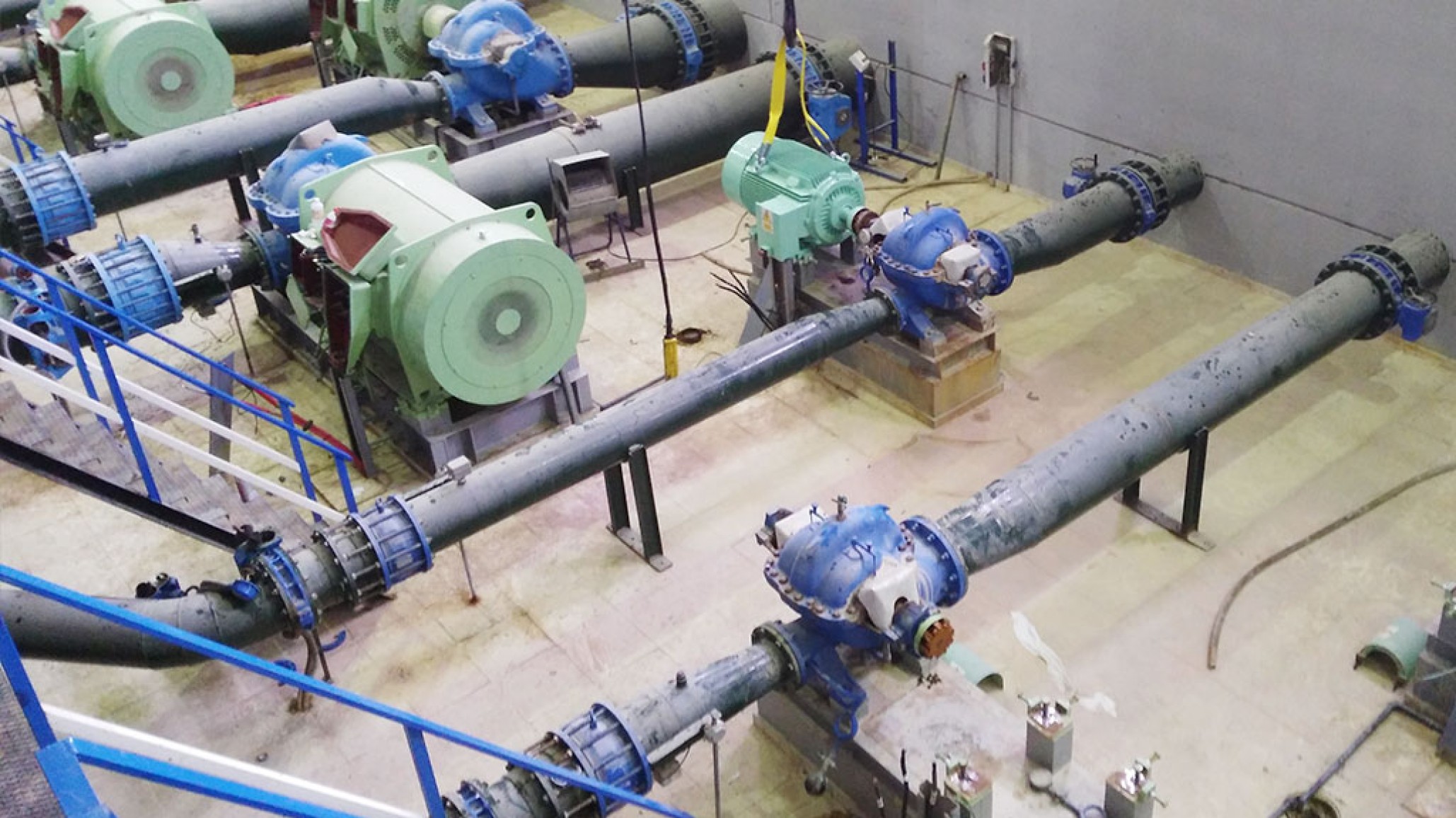 El temporal provocó dos averías en la Estación de Bombeo de Valle Hermoso