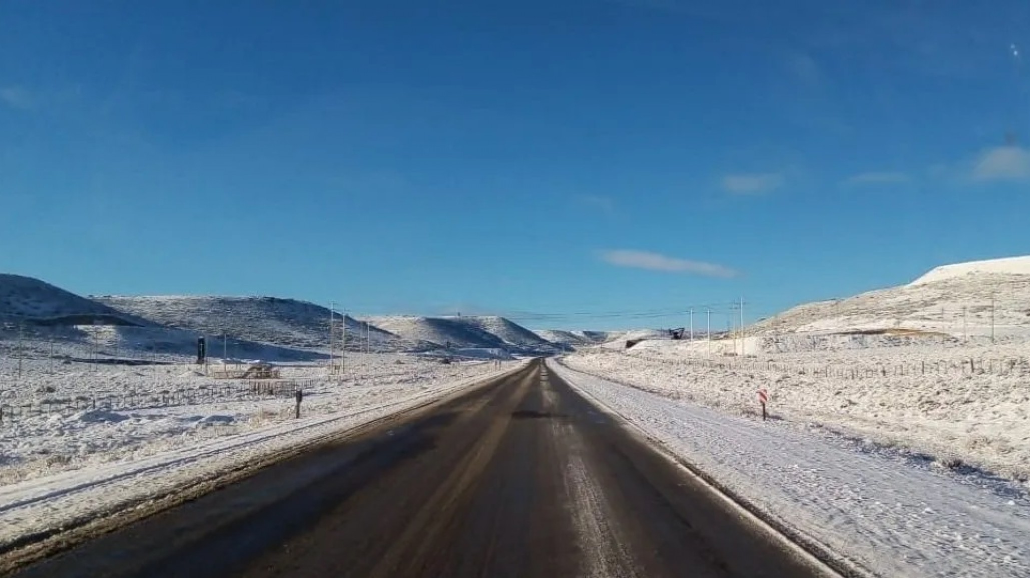 Corte preventivo en la RN3 tramo Trelew - Comodoro Rivadavia