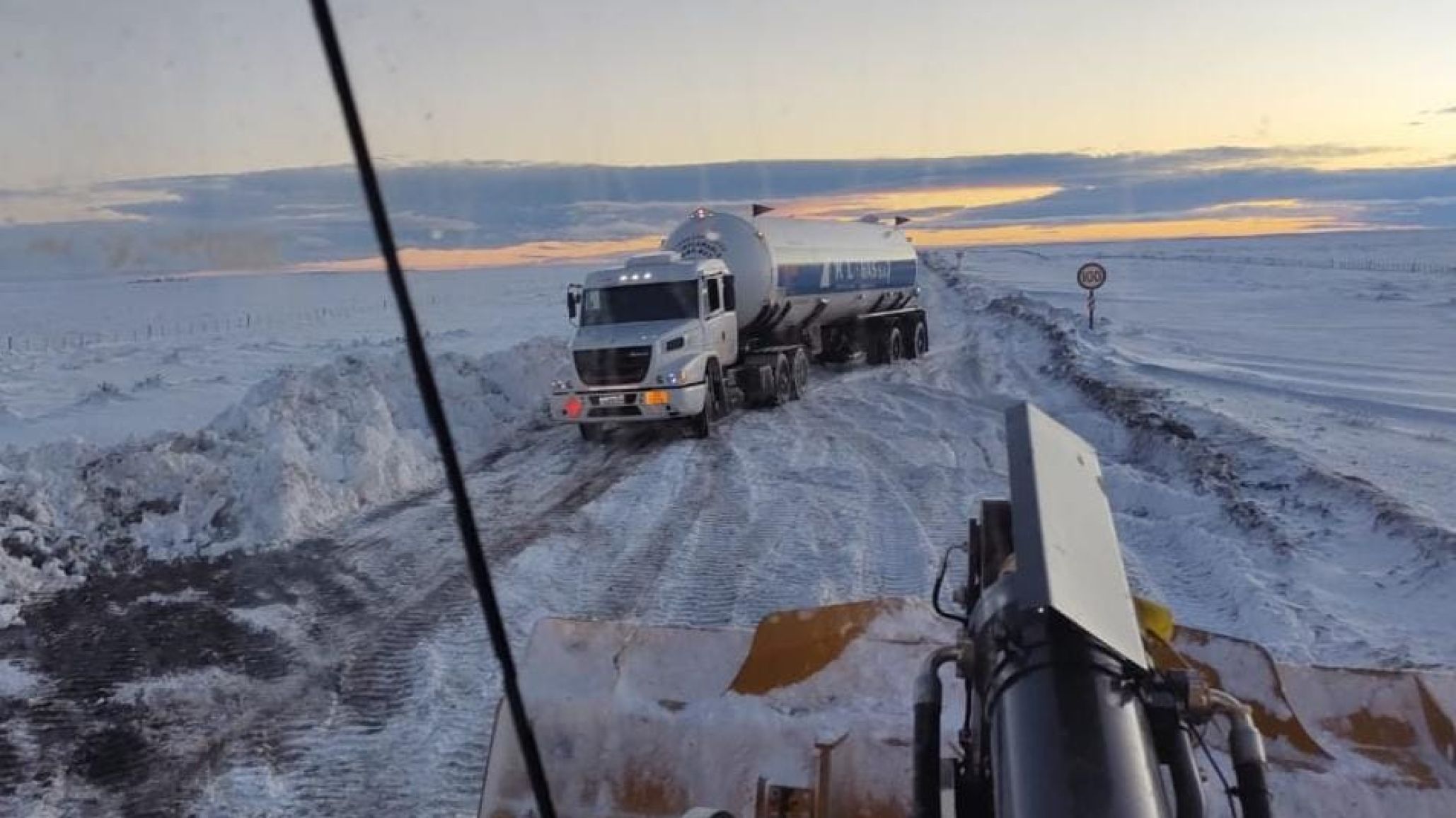 Continúa el corte preventivo en la Ruta 3, tramo Trelew - Comodoro Rivadavia y viceversa