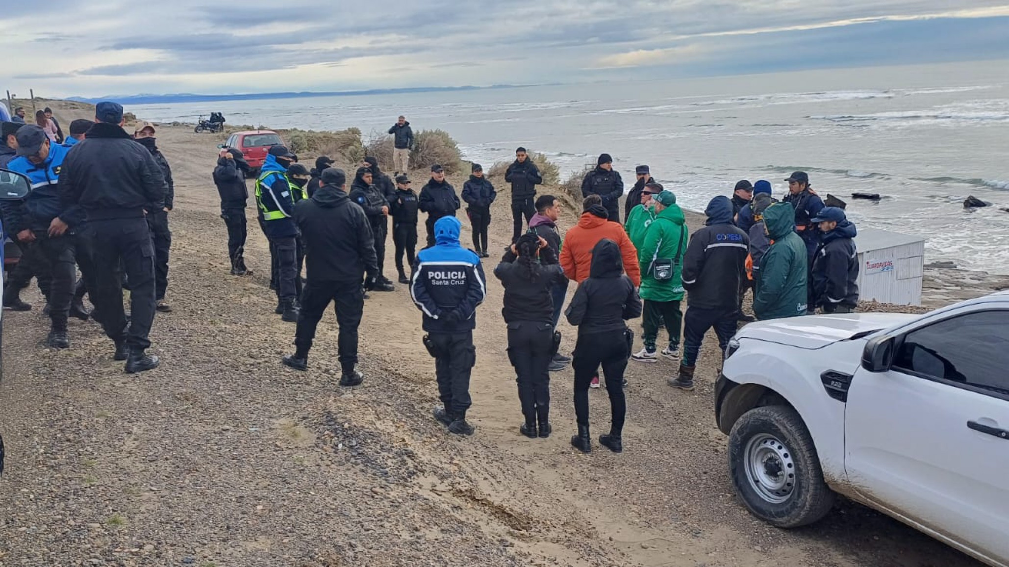 Intensivo rastrillaje en Caleta Olivia por la desaparición de un hombre de 39 años
