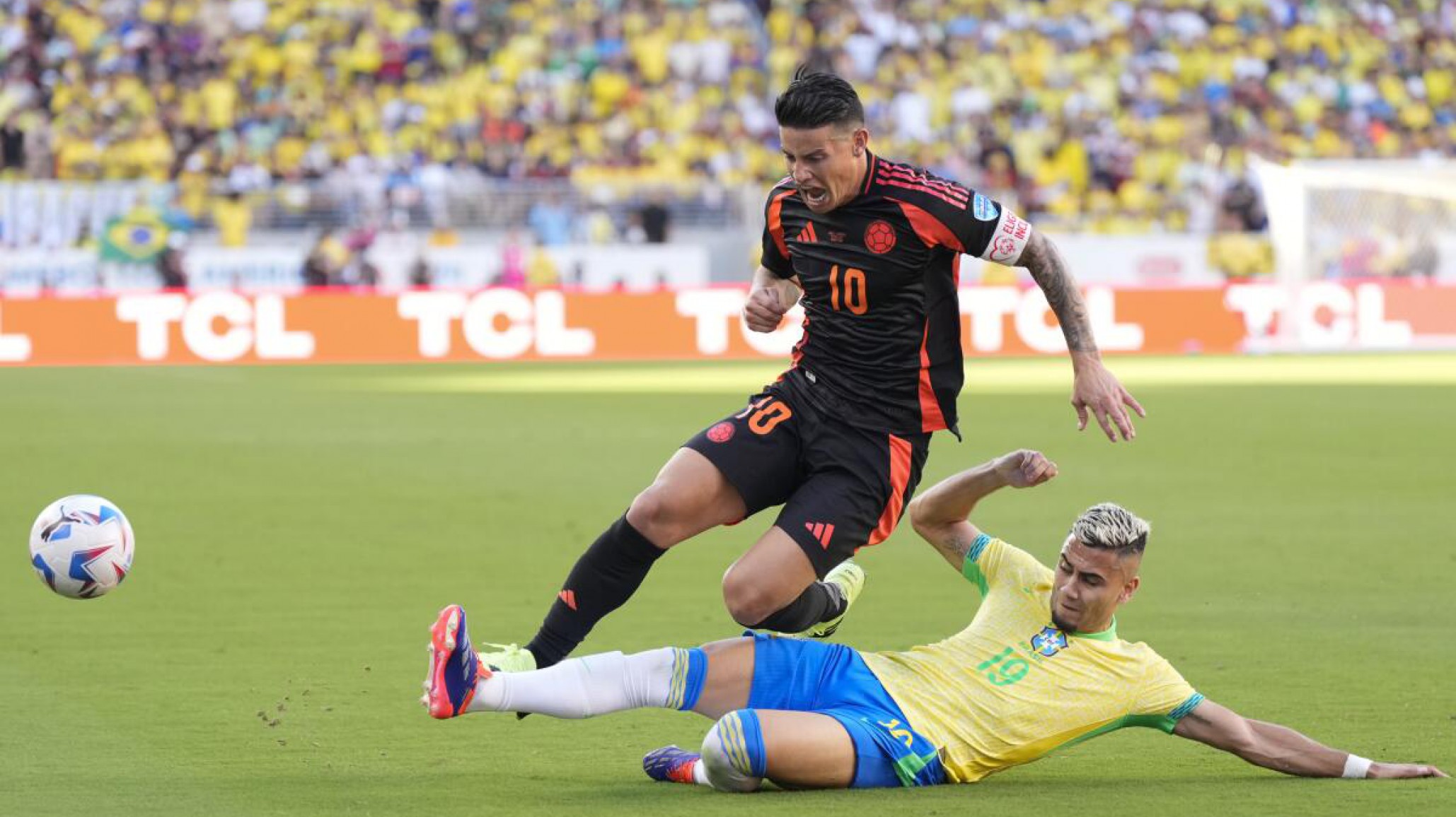 Brasil empató con Colombia y enfrentará a Uruguay en cuartos de final