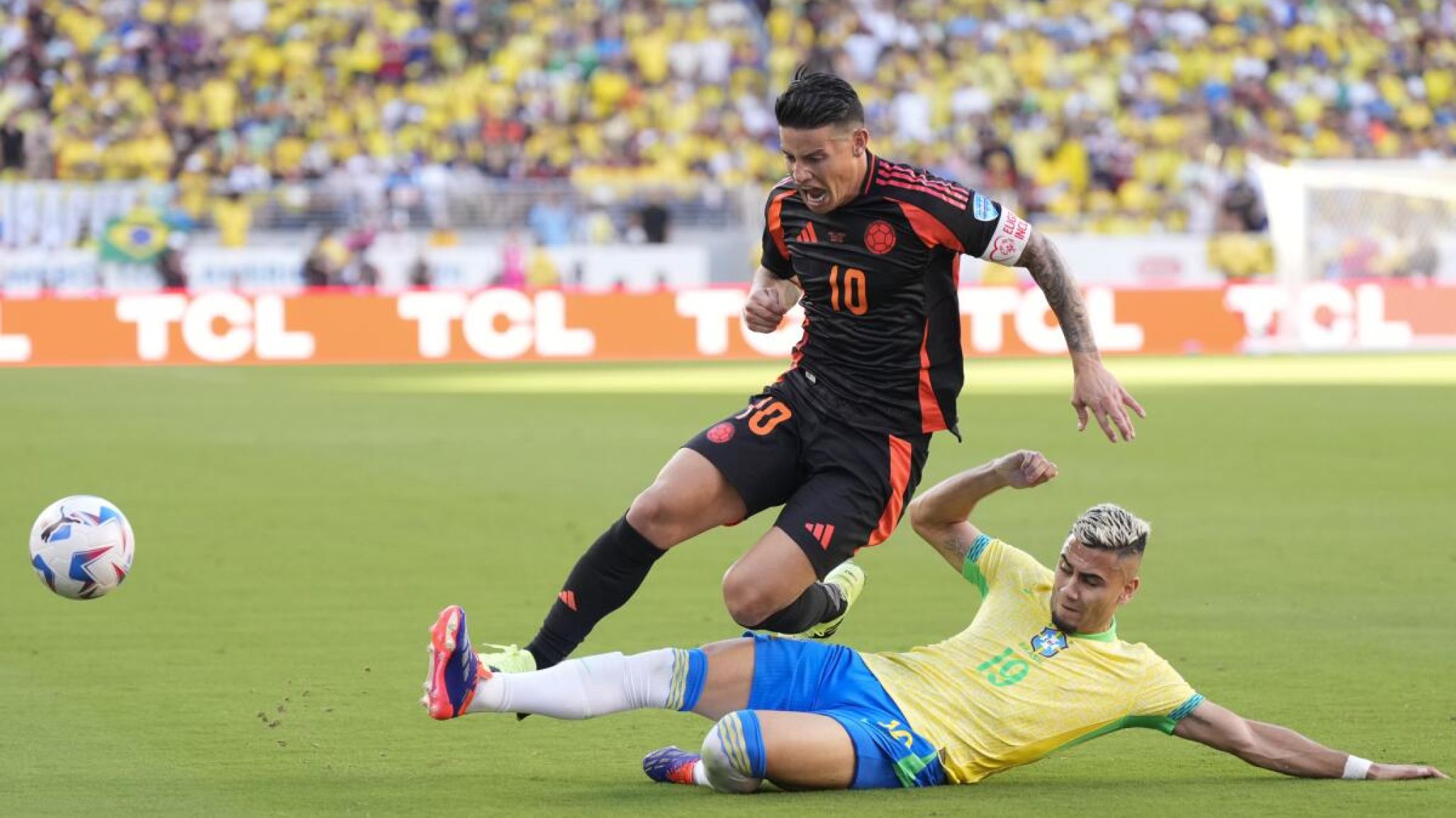 Brasil empató con Colombia y enfrentará a Uruguay en cuartos de final