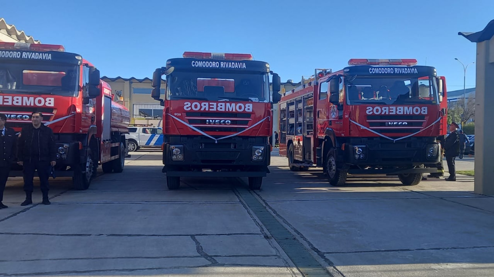 Nuevo edificio y equipamiento:Bomberos de Comodoro Rivadavia celebran a lo grande