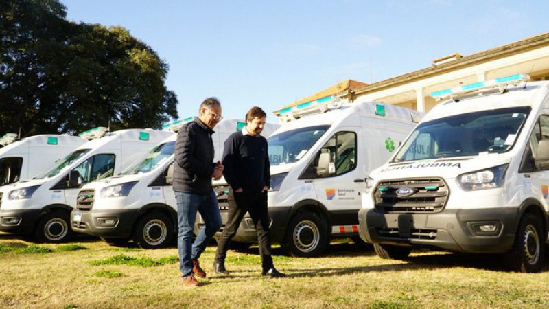 Llegaron a Chubut las ambulancias prometidas por Kicillof: ninguna estará destinada a Comodoro