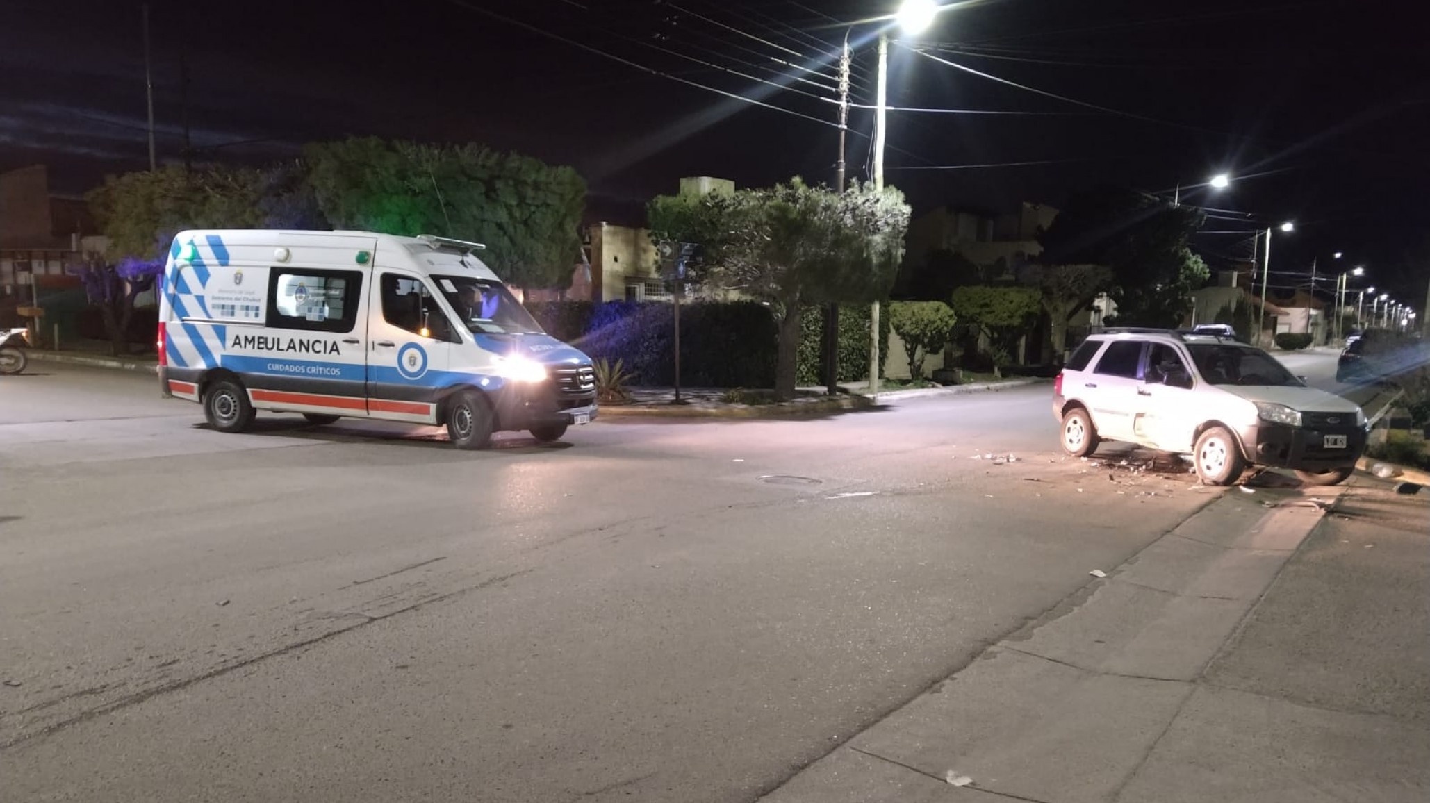 Accidente de tránsito: uno de los conductores estaba borracho