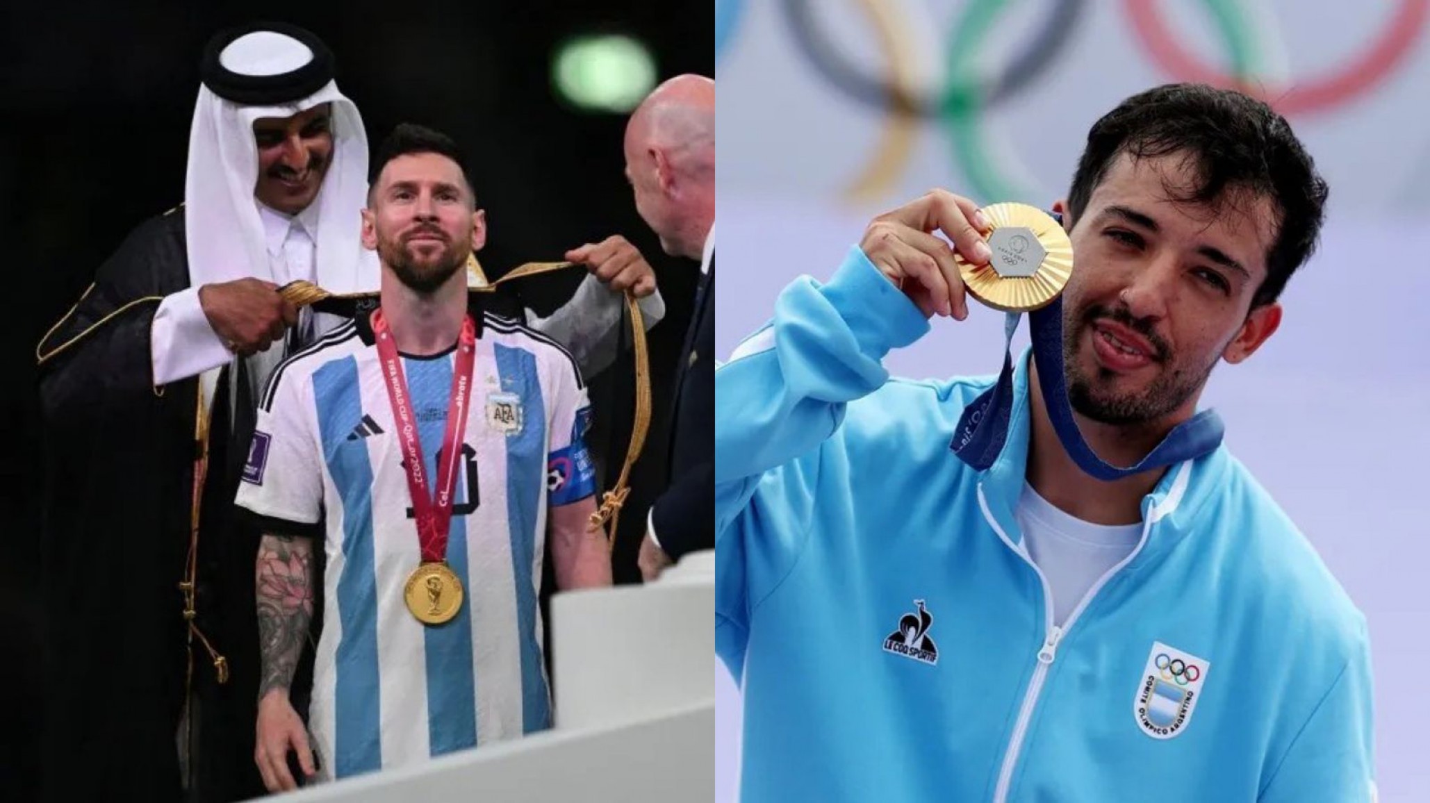 El mensaje de Lionel Messi a "Maligno" Torres por su medalla de oro en París 2024