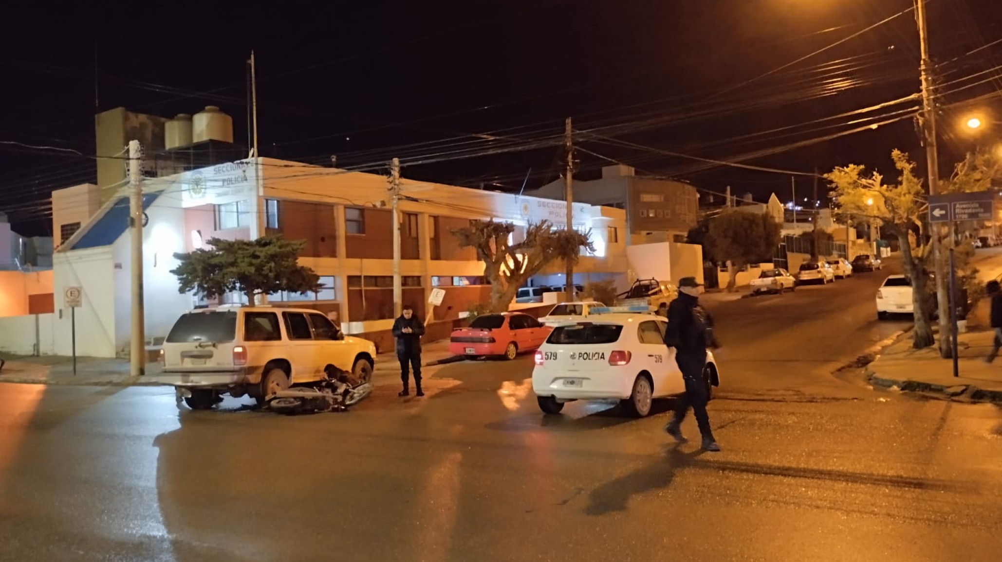 Accidente de tránsito dejo a motociclista herido