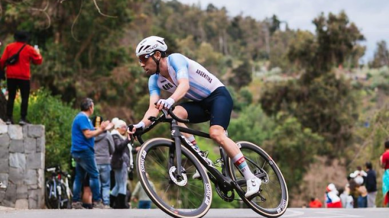 Juegos Olímpicos París 2024: El chubutense Eduardo Sepúlveda finalizó 54° en ciclismo de ruta