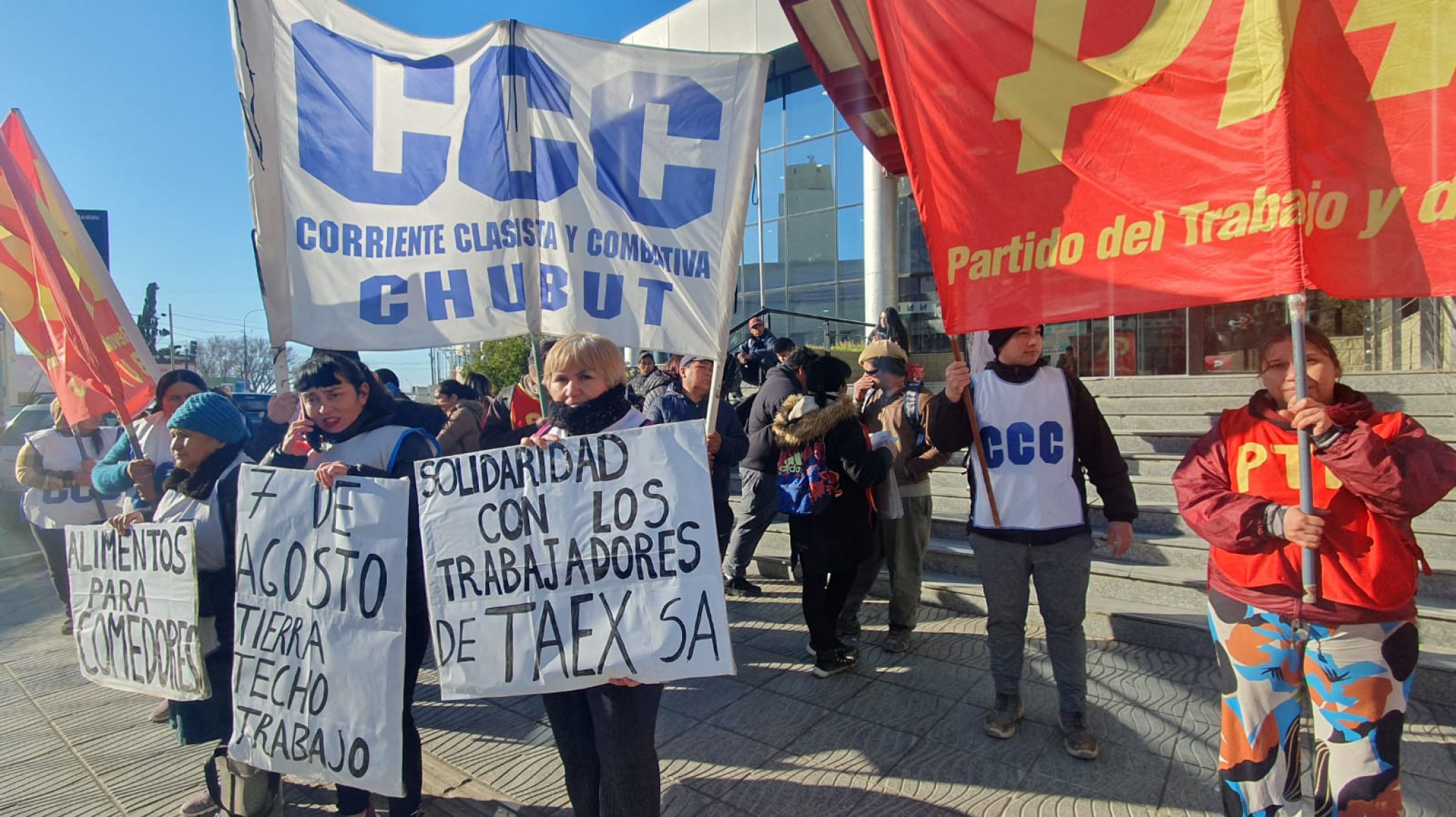 La CCC marchó "contra el hambre y la miseria"