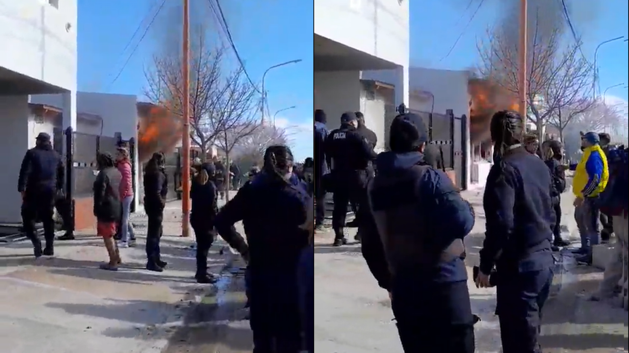 Vecinos prendieron fuego la casa de un docente acusado de múltiples abusos